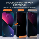 Shop best 3 - PCS Anti - Spy Privacy Tempered Glass iPhone Screen Protector at YOLO Yard