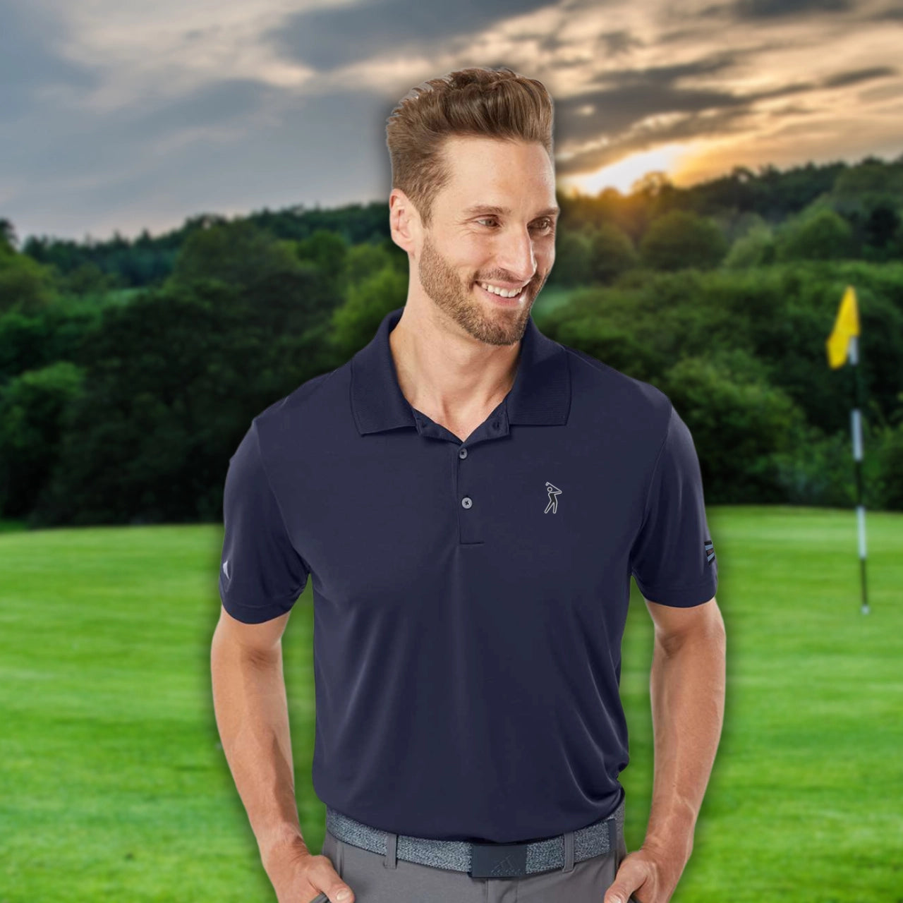 Quick-Dry Lightweight Performance Polo | YOLO Golf-adidas