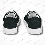 Top view of Edgewalker 2 black canvas sneakers with breathable lining and lace-up closure, designed for all-day comfort.