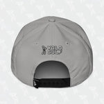 Gray YOLO Golf-USA Flag adidas Performance Cap featuring an embroidered USA-inspired flag design and 