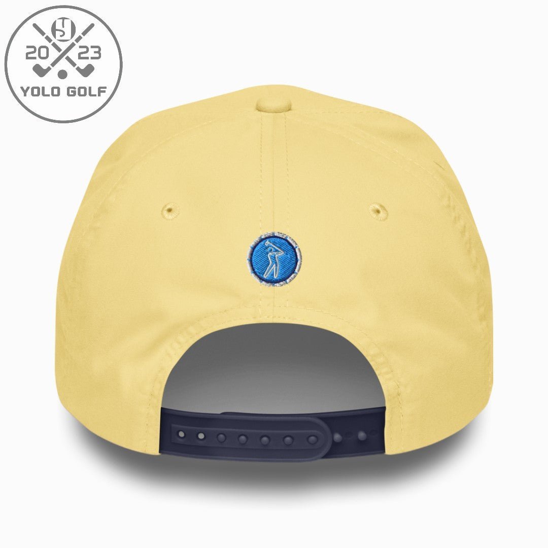 Shop best "Ace" Golf Rope Cap (White Teal Embroidery) at YOLO Yard