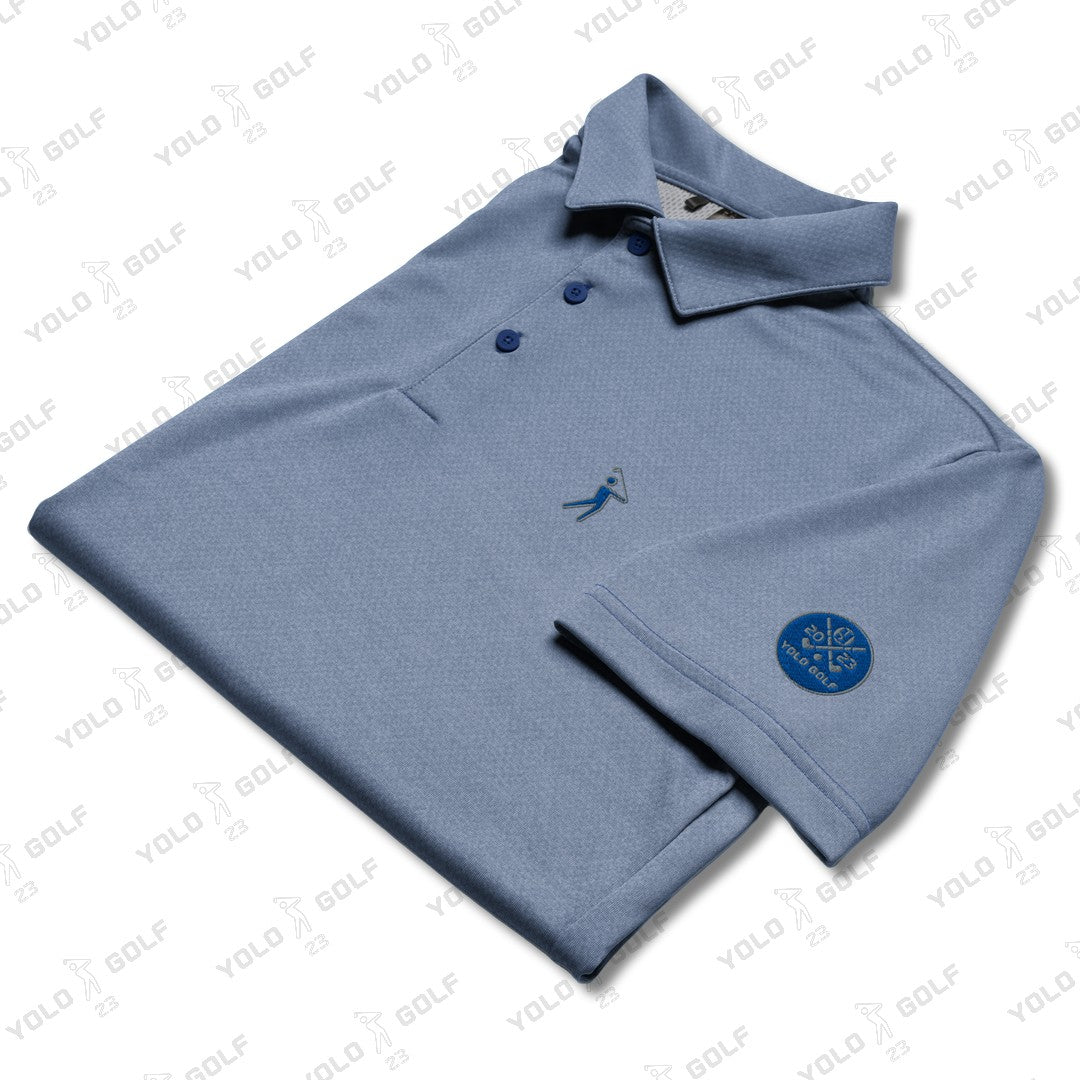 Folded space-dyed polo shirt from 