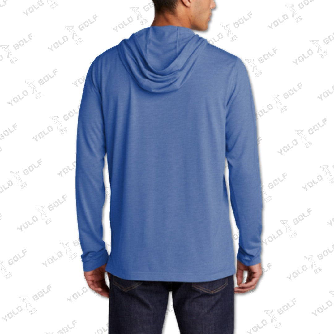 Royal Tri-Blend Moisture-Wicking Long Sleeve Hoodie from 