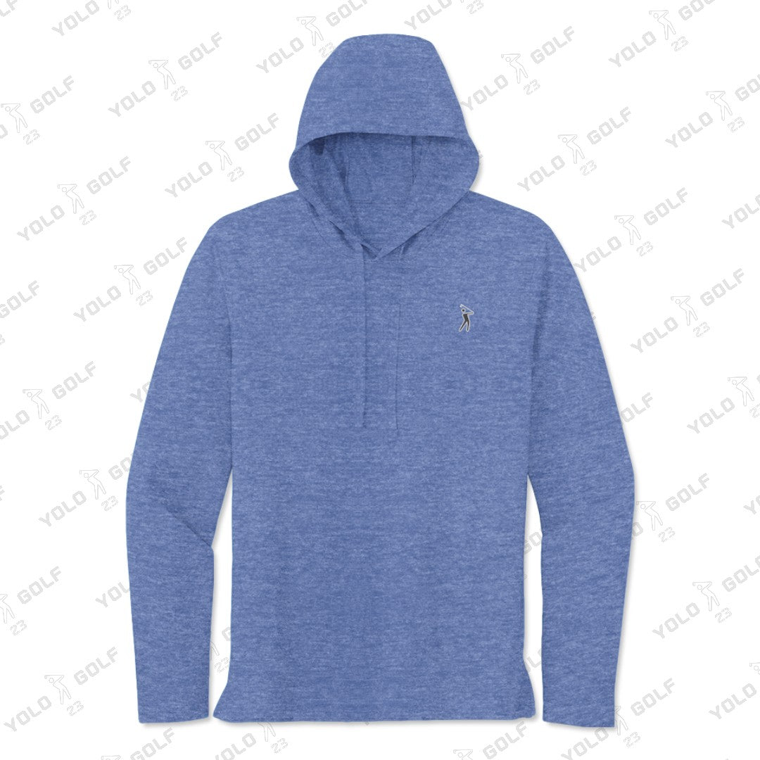 Royal Tri-Blend Moisture-Wicking Long Sleeve Hoodie from 