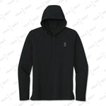 Black Tri-Blend Moisture-Wicking Long Sleeve Hoodie from 