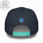 Shop best "Clutch" Golf Rope Cap (White Teal Embroidery) at YOLO Yard