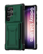 Phone Case Galaxy S24 Ultra Reinforced 3-Card Holder with Drop Defense trending Mobile & Smart Phone Accessories YOLO Yard