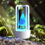 Creative 2-in-1 Audio Acrylic Crystal Lamp | Bluetooth Speaker | Touch Night Light Lamp - YOLO Yard Lighting audio great gift