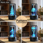 Creative 2-in-1 Audio Acrylic Crystal Lamp | Bluetooth Speaker | Touch Night Light Lamp - YOLO Yard Lighting audio great gift