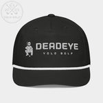 Shop best "Deadeye" Golf Rope Cap (Silver/Black Embroidery) at YOLO Yard