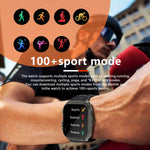 EverLast Ultra Watch supporting 100+ sports modes like yoga, cycling, and running with app integration for tracking.