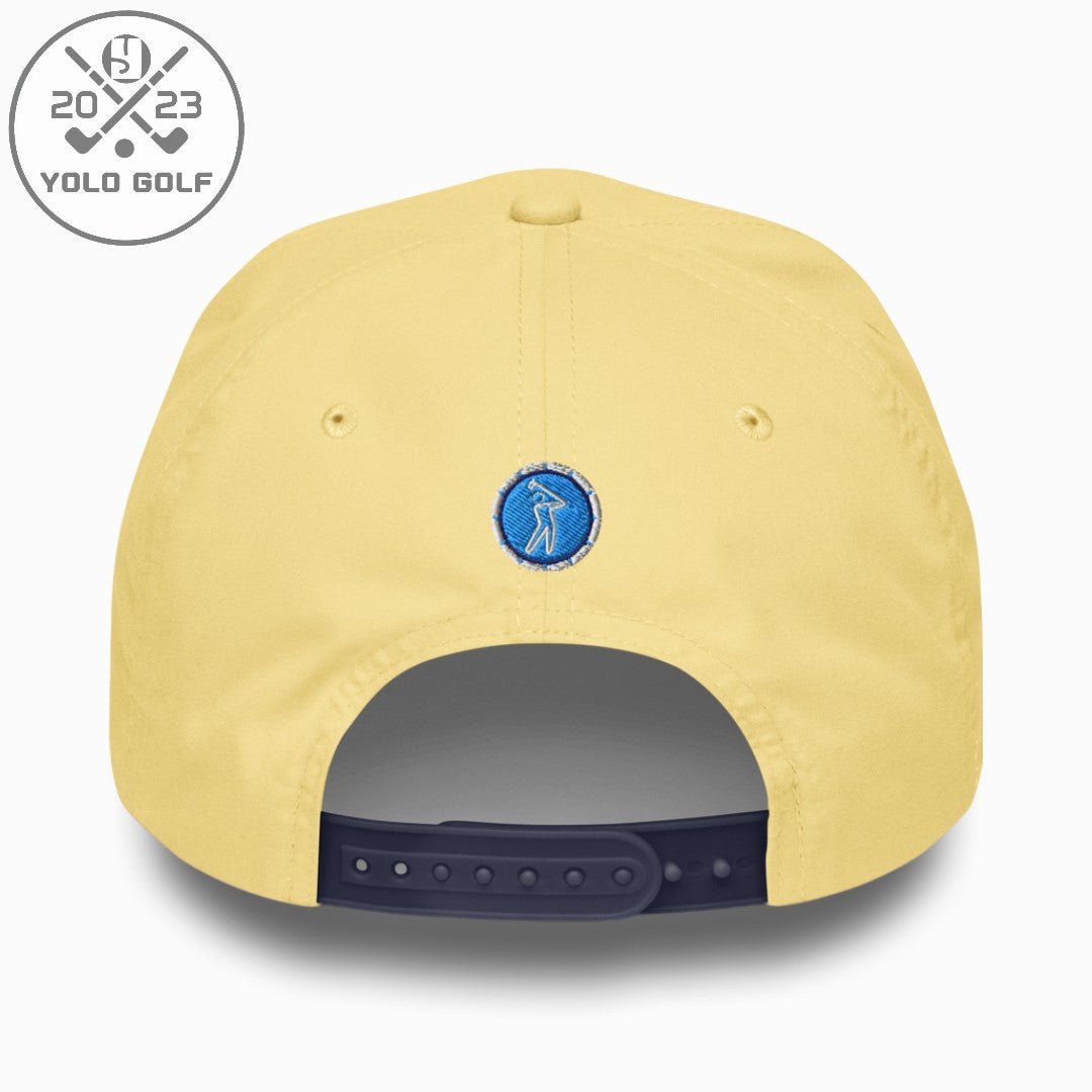 Shop best "Golf Trip" Rope Cap (White Teal Embroidery) at YOLO Yard