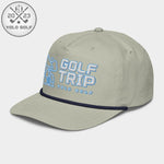 Shop best "Golf Trip" Rope Cap (White Teal Embroidery) at YOLO Yard