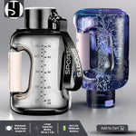 HydroBoost hydrogen water bottle with sports strap, large capacity, and extended battery life for gym use.