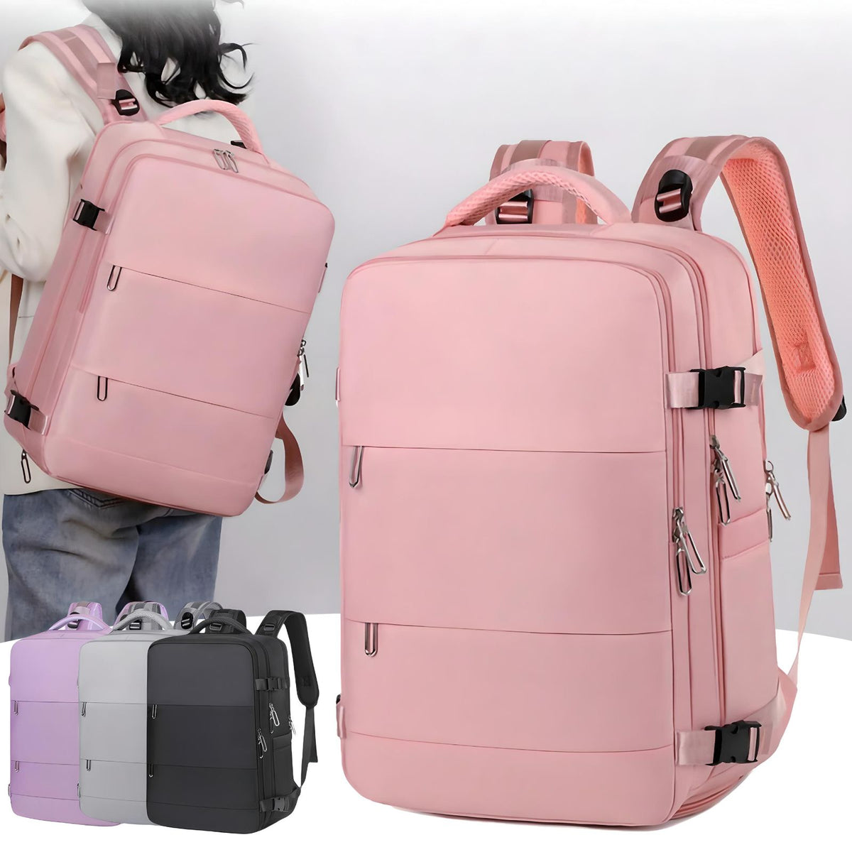 Premium Waterproof Travel Business Backpack Large-capacity Carry-On Luggage Multi-Compartment trending YOLO Yard