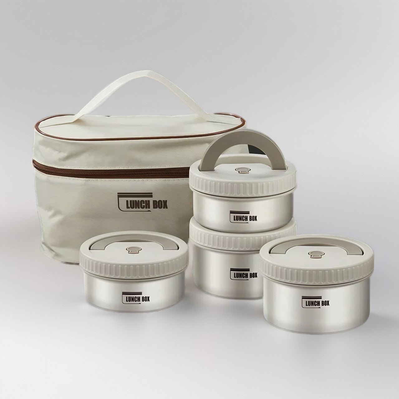 Leakproof 304 Stainless Steel Lunch Box Set | Insulated | Carrying Bag - YOLO Yard featured great gift Kitchen Tools