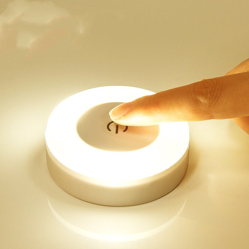 Mini LED Touch Sensor Night Light | USB Rechargeable | Magnetic Base Wall Light | Dimmable - YOLO Yard LED Light Home Decor