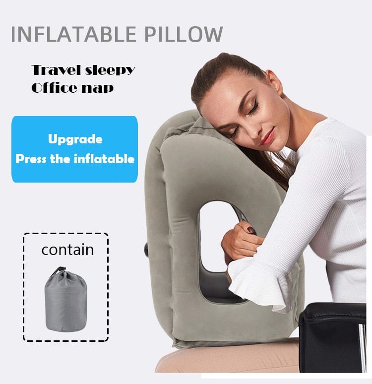 PlanePillow - Inflatable Cushion Travel Pillow - YOLO Yard Travel Pillow bestdeals HEALTH TECH PLANE PILLOW