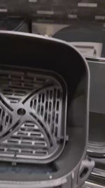 Interior of the OLIXIS Air Fryer basket with nonstick coating and durable design for efficient cooking and easy maintenance.