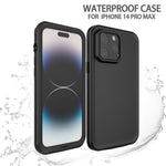 AquaShield Pro IP68 waterproof MagSafe iPhone 14 Pro Max case with full enclosure. Shockproof, anti-fall, and underwater-ready design.