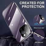 Privacy Guard 360 iPhone case with efficient shock relief, safety lock, and premium protection for iPhone 15 Pro Max.