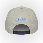 Shop best "Sandbagger" Embroidered Logo Contrast Rope Hat (Silver/Teal) at YOLO Yard