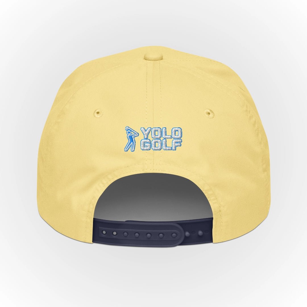 Shop best "Sandbagger" Embroidered Logo Contrast Rope Hat (Silver/Teal) at YOLO Yard