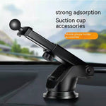 Strong suction cup car mount accessory for SonicGlow wireless charging phone holder, ensuring secure attachment on dashboards.