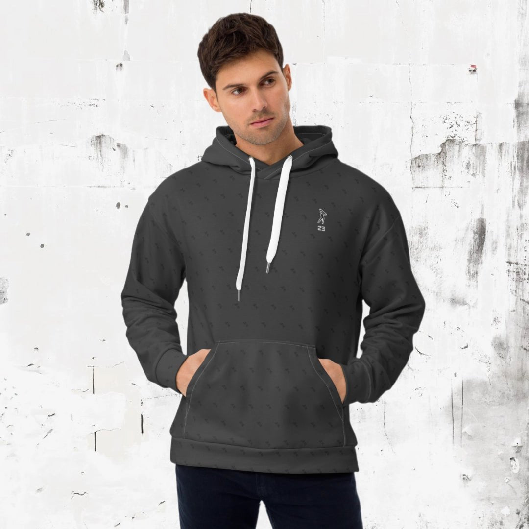 Men's 'Swing23' charcoal pullover hoodie 