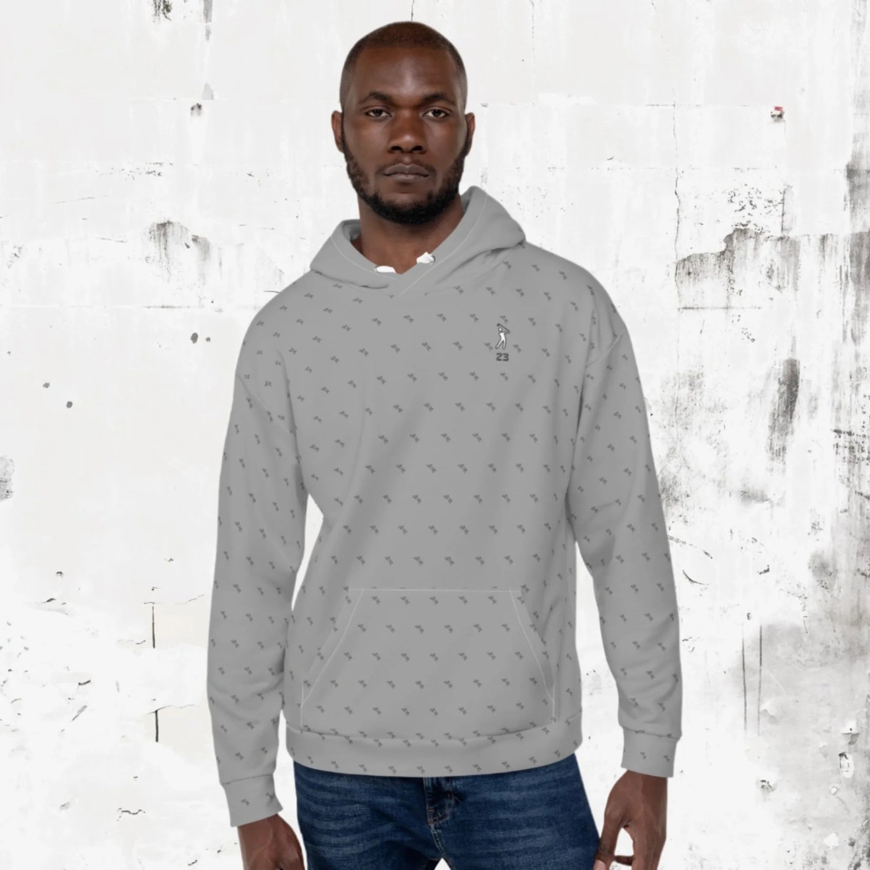 Shop best "Swing23" Gray Pullover Fleece Hoodie at YOLO Yard