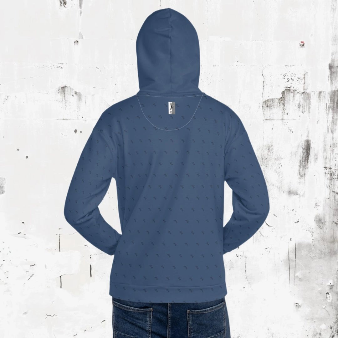 Shop best "Swing23" Blue Pullover Fleece Hoodie at YOLO Yard