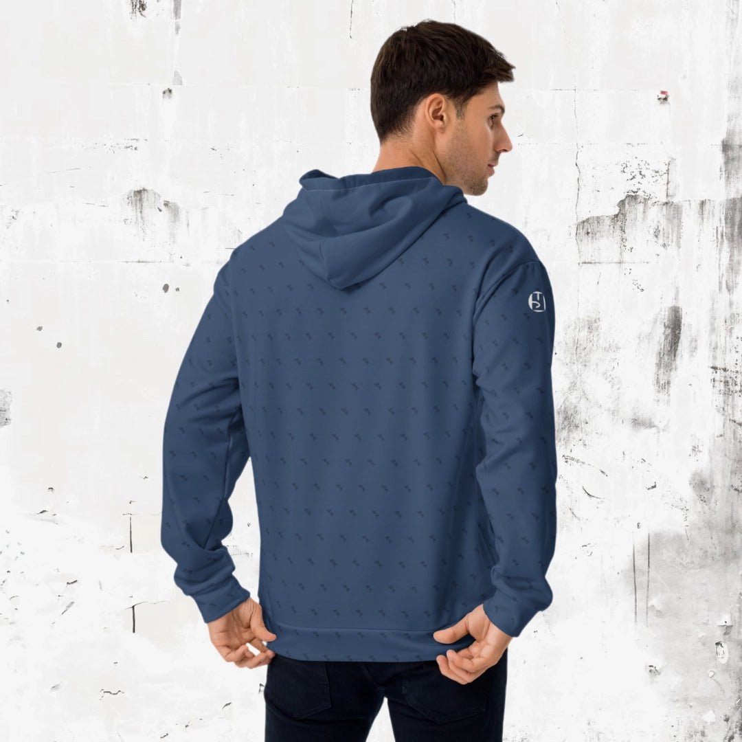 Shop best "Swing23" Blue Pullover Fleece Hoodie at YOLO Yard