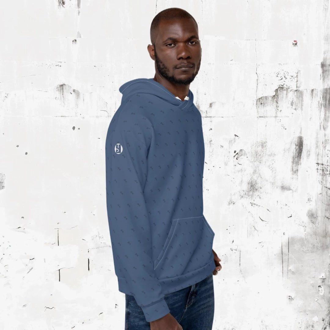 Shop best "Swing23" Blue Pullover Fleece Hoodie at YOLO Yard