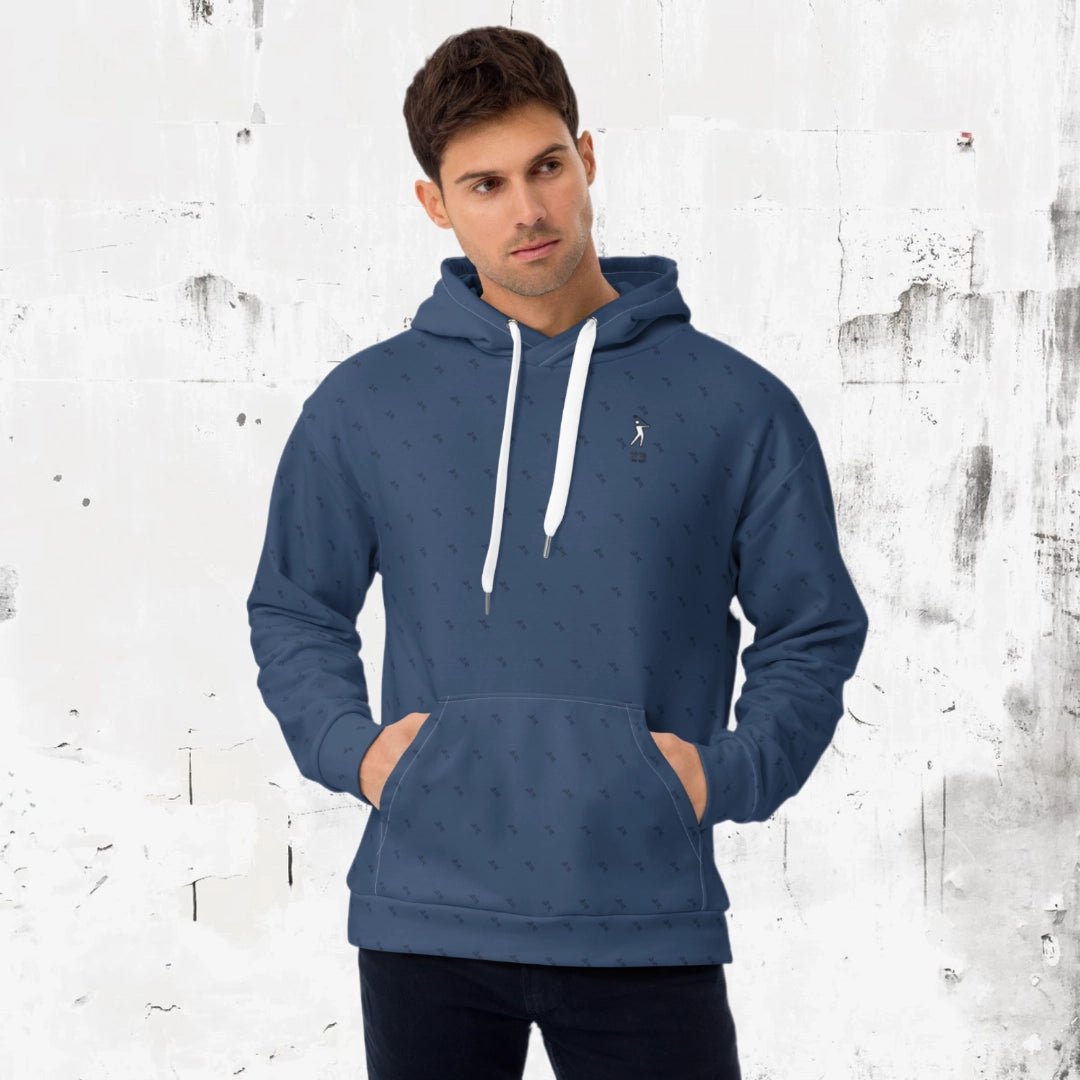 Shop best "Swing23" Blue Pullover Fleece Hoodie at YOLO Yard