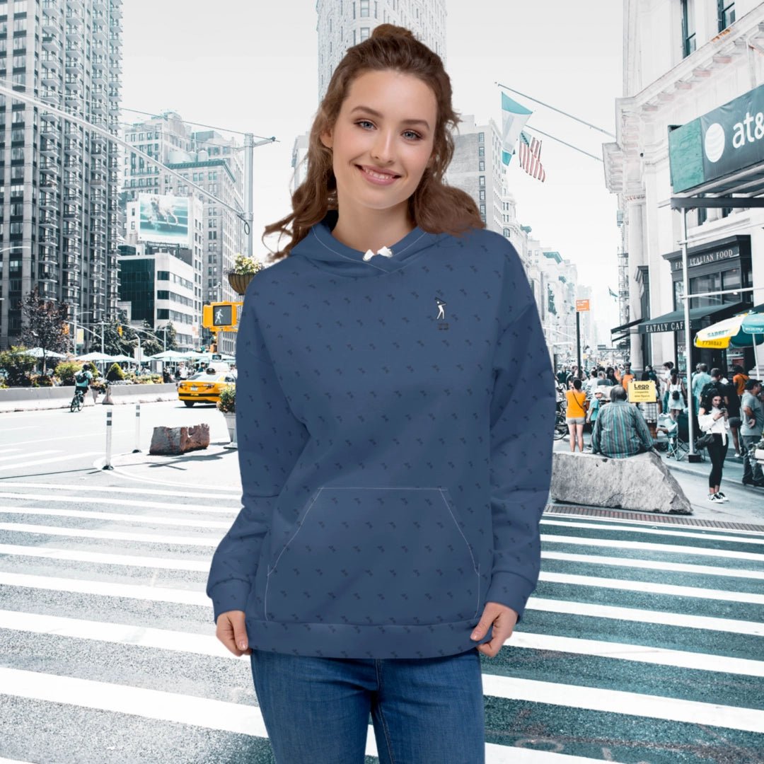 Shop best "Swing23" Blue Pullover Fleece Hoodie at YOLO Yard