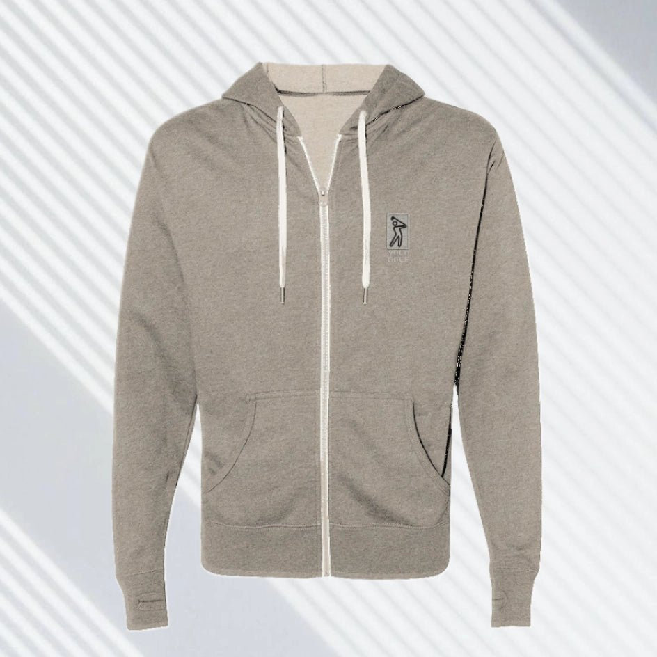 Shop best Swingman Heathered French Terry Full - Zip Hoodie at YOLO Yard