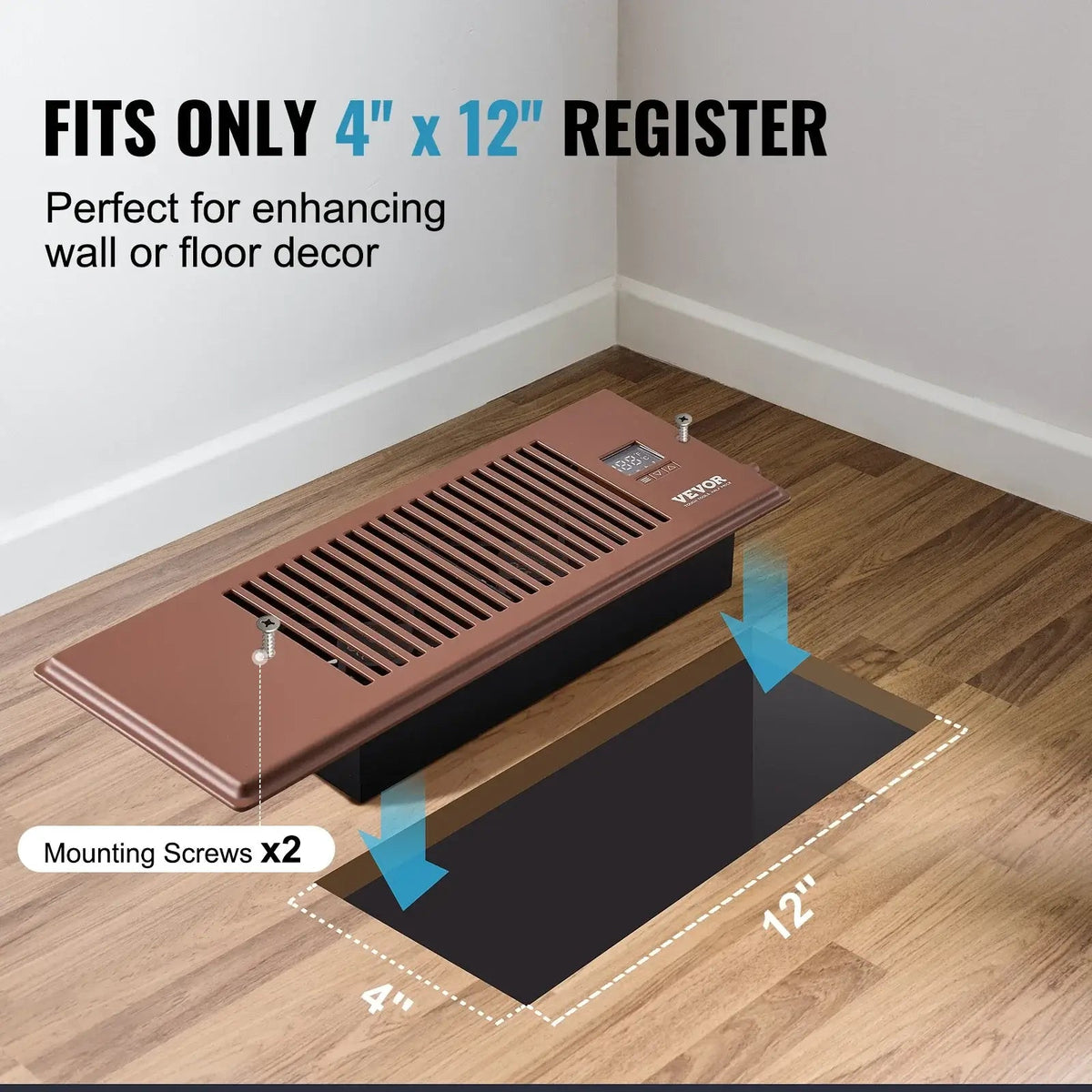 Shop deals VeFlow Air Booster Fan | Smart Register Vent | Airflow Auto - adjust | Remote on sale best Register Vent Booster