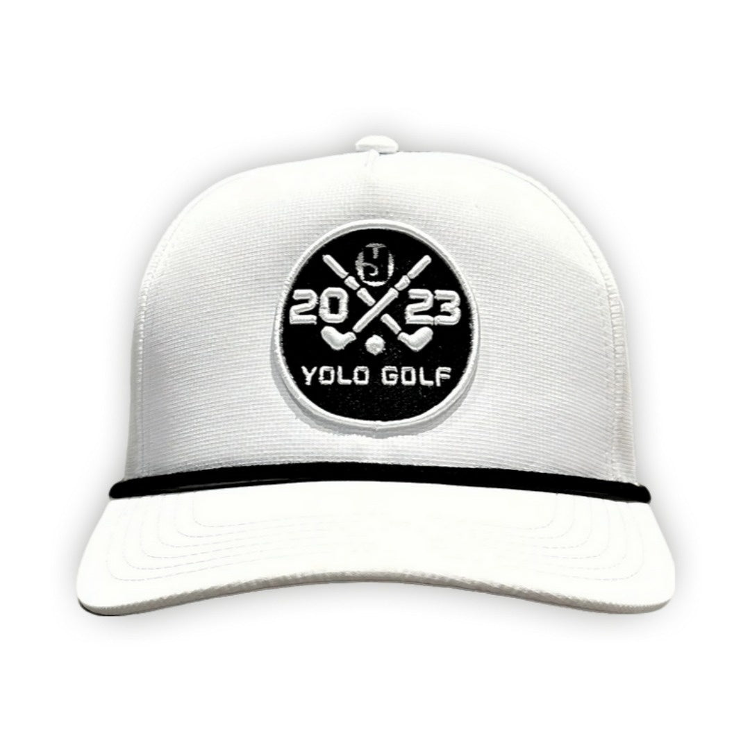 Shop best 3D Puff Circle Logo PERFORMANCE Rope Cap at YOLO Yard