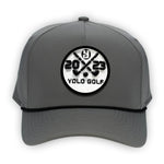 Shop best 3D Puff Circle Logo PERFORMANCE Rope Cap at YOLO Yard